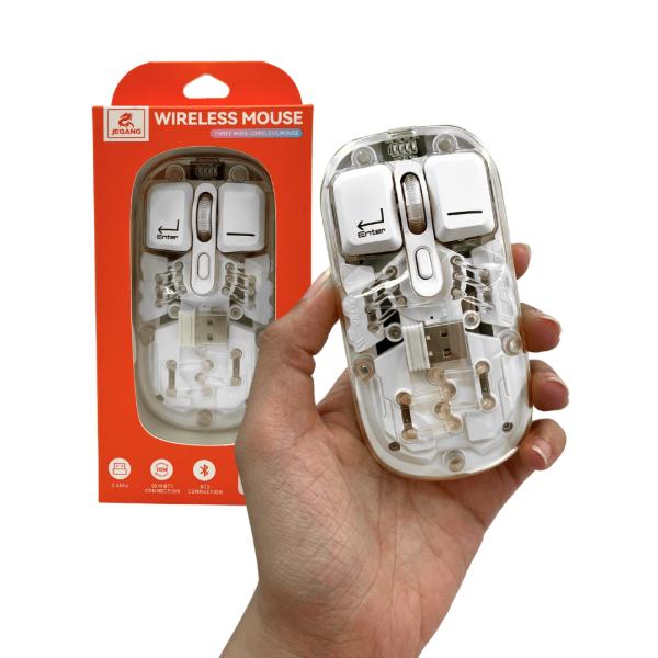 MOUSE PARA COMPUTADORA JW-AP06 BLUETOOTH JEQANG BLANCO
