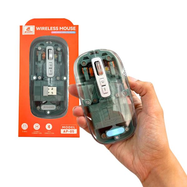 MOUSE PARA COMPUTADORA JW-AP05 BLUETOOTH JEQANG VERDE