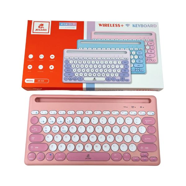 TECLADO JEQANG JB-333 ROSADO