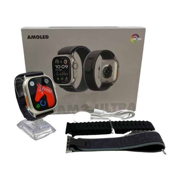 RELOJ INTELIGENTE SMART WATCH KR-AM2 NEGRO