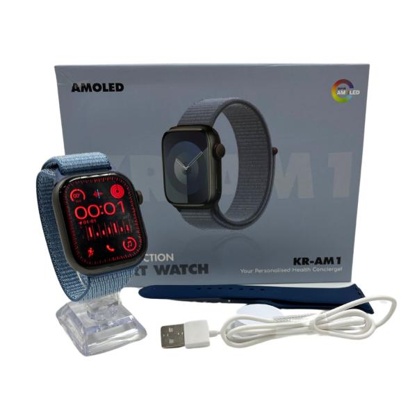 RELOJ INTELIGENTE SMART WATCH KR-AM1 AZUL
