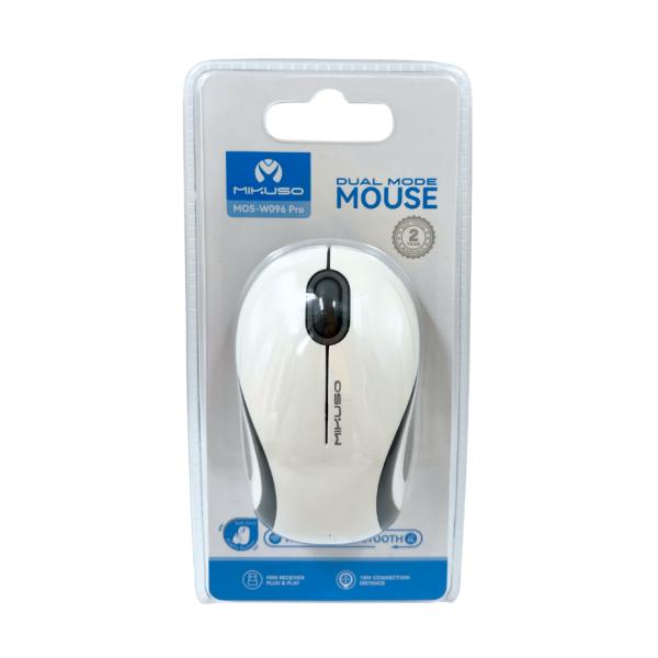 MOUSE PARA COMPUTADORA MIKUSO MOS-W096 PRO BLANCO