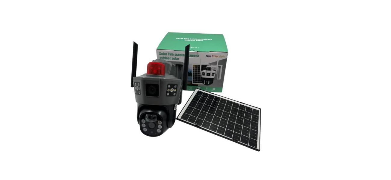 CAMARA VIGILANCIA CON PANEL SOLAR TD35