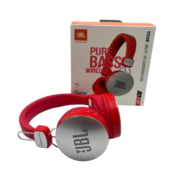 AUDIFONOS MANOS LIBRES BLUETOOTH JBL TOUR JB61T ROJO