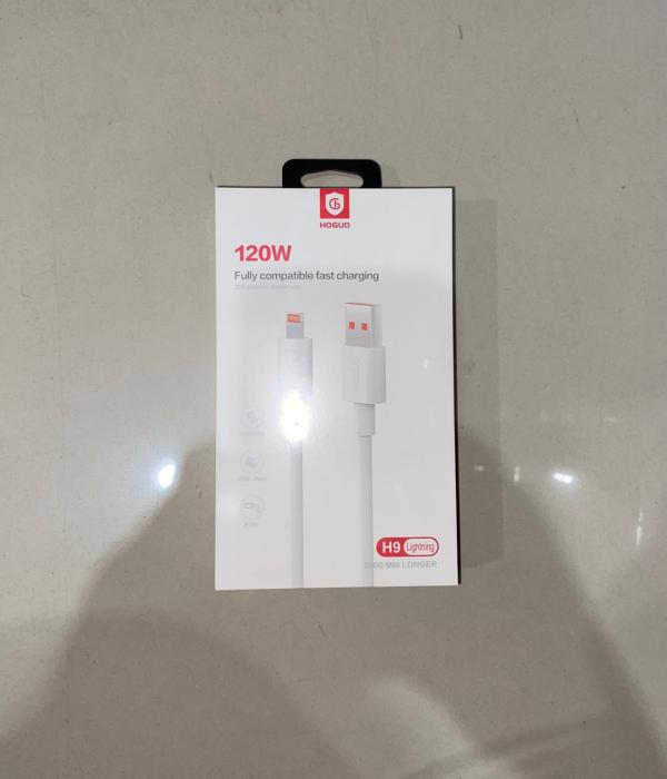 CABLE IPHONE USB H9 2MTS 120W