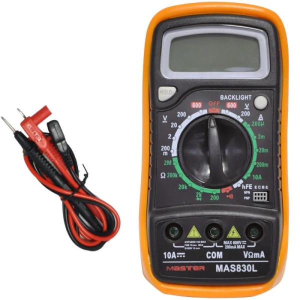 MULTIMETRO DIGITAL MAS830L TESTER BLISTER