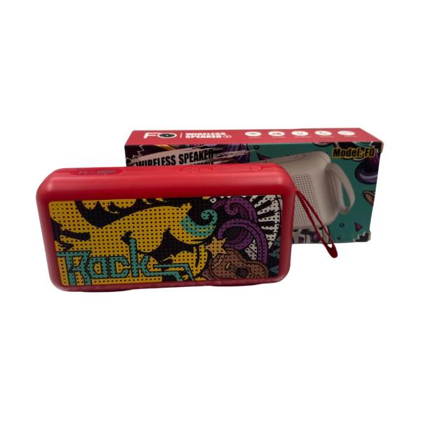 BOCINAS PARLANTE BLUETOOTH F0 ROJO