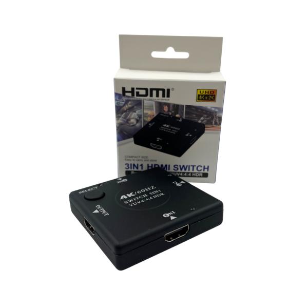 SPLITTER DE VIDEO 3 EN 1 HDMI SWITCH