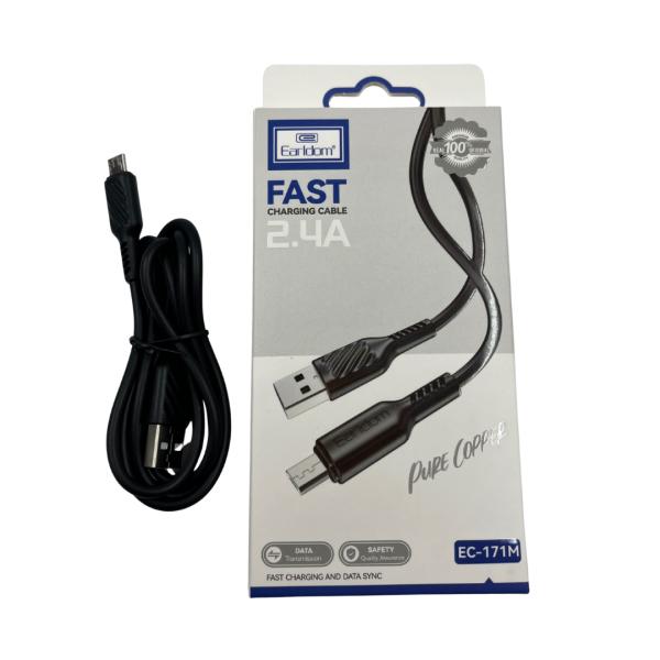 CABLE USB A MICRO USB EC-171M EARLDOM