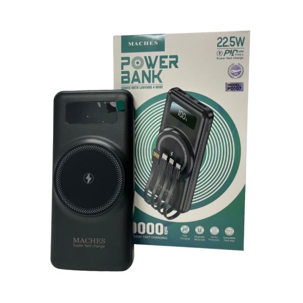BATERIA DE EMERGENCIA POWER BANK PD107 NEGRO