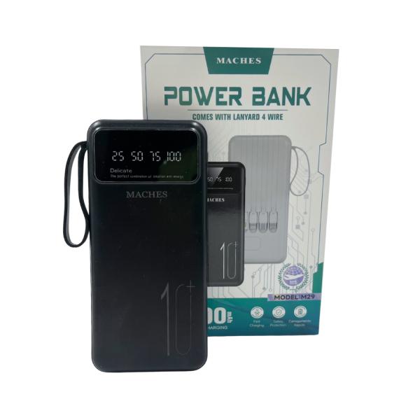 BATERIA DE EMERGENCIA POWER BANK M29 NEGRO