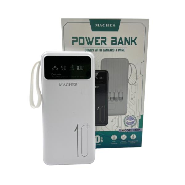 BATERIA DE EMERGENCIA POWER BANK M29 GRIS