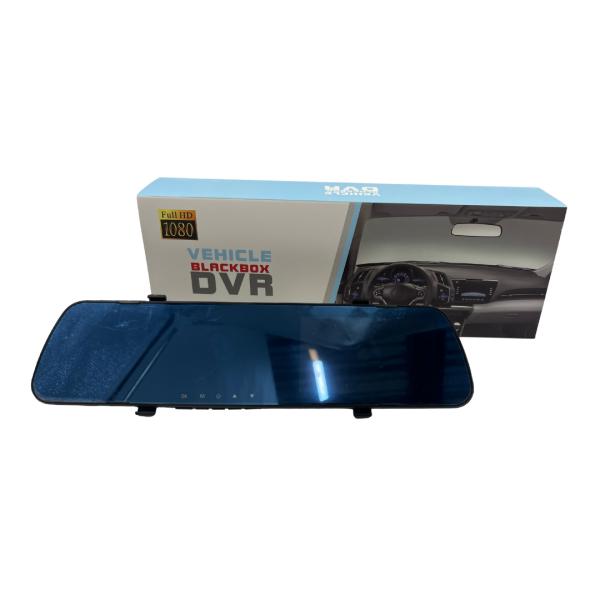 ESPEJO RETROVISOR CON CAMARA PARA CARRO VEHICLE BLACBOX DVR