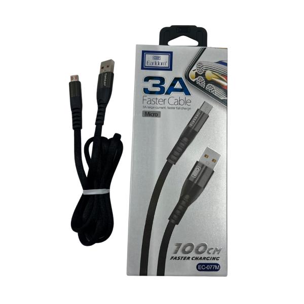 CABLE USB A MICRO USB EC-077M EARLDOM